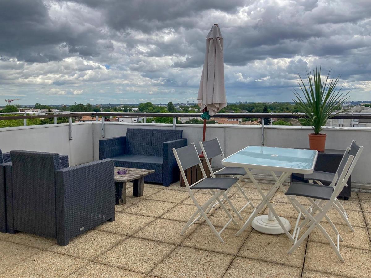Proche Bordeaux Appartement 75 M2 Rooftop Bruges Buitenkant foto