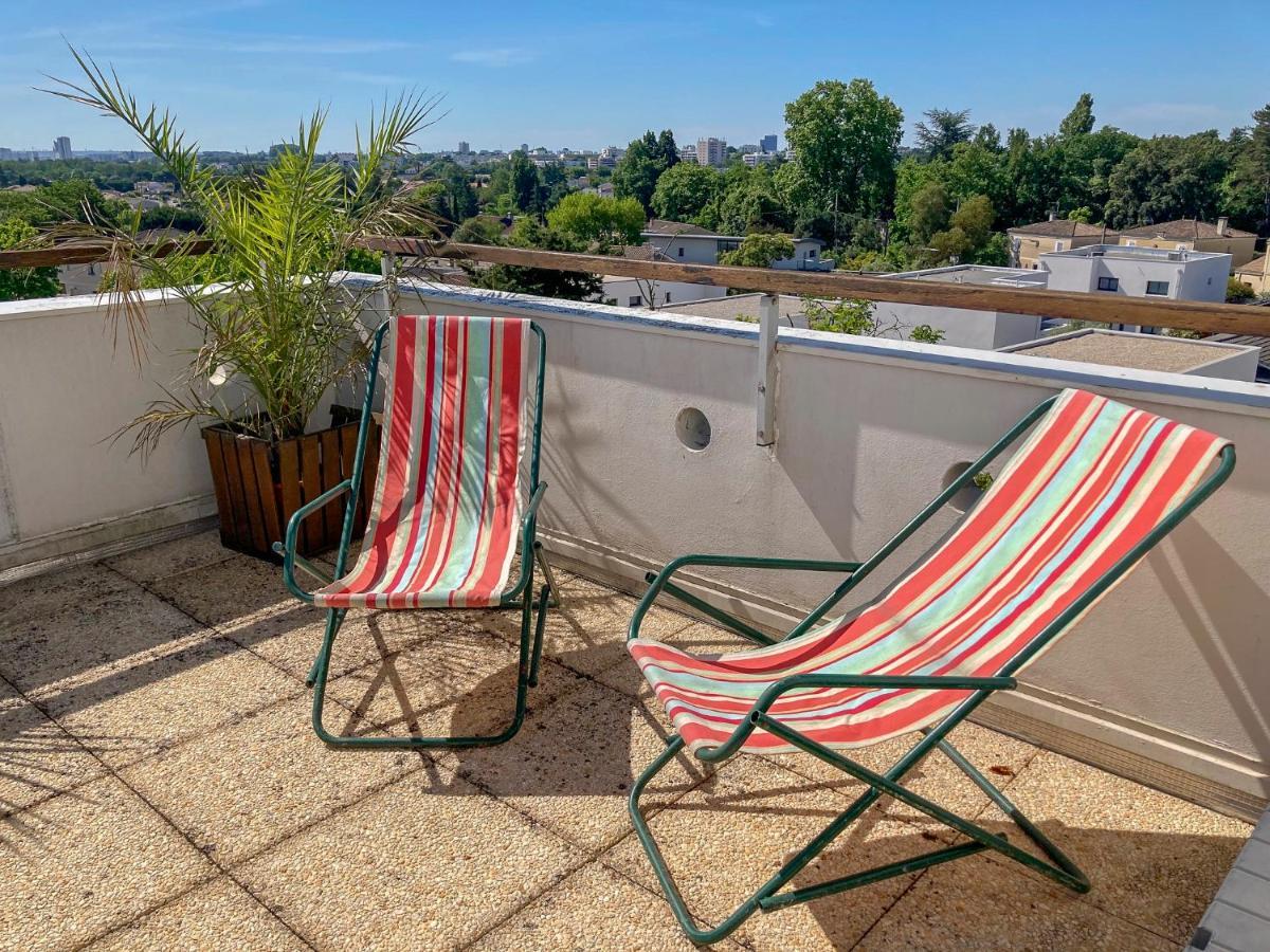 Proche Bordeaux Appartement 75 M2 Rooftop Bruges Buitenkant foto