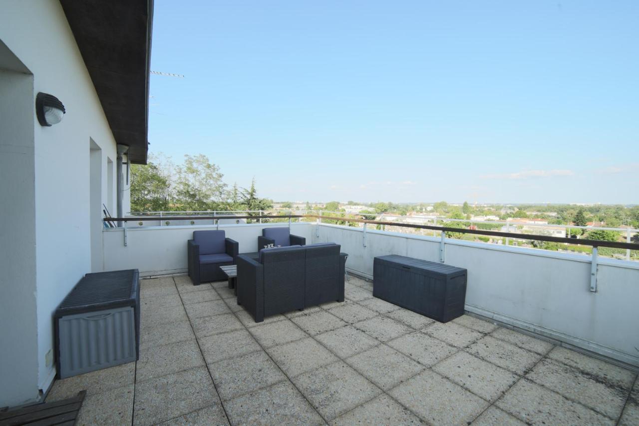 Proche Bordeaux Appartement 75 M2 Rooftop Bruges Buitenkant foto